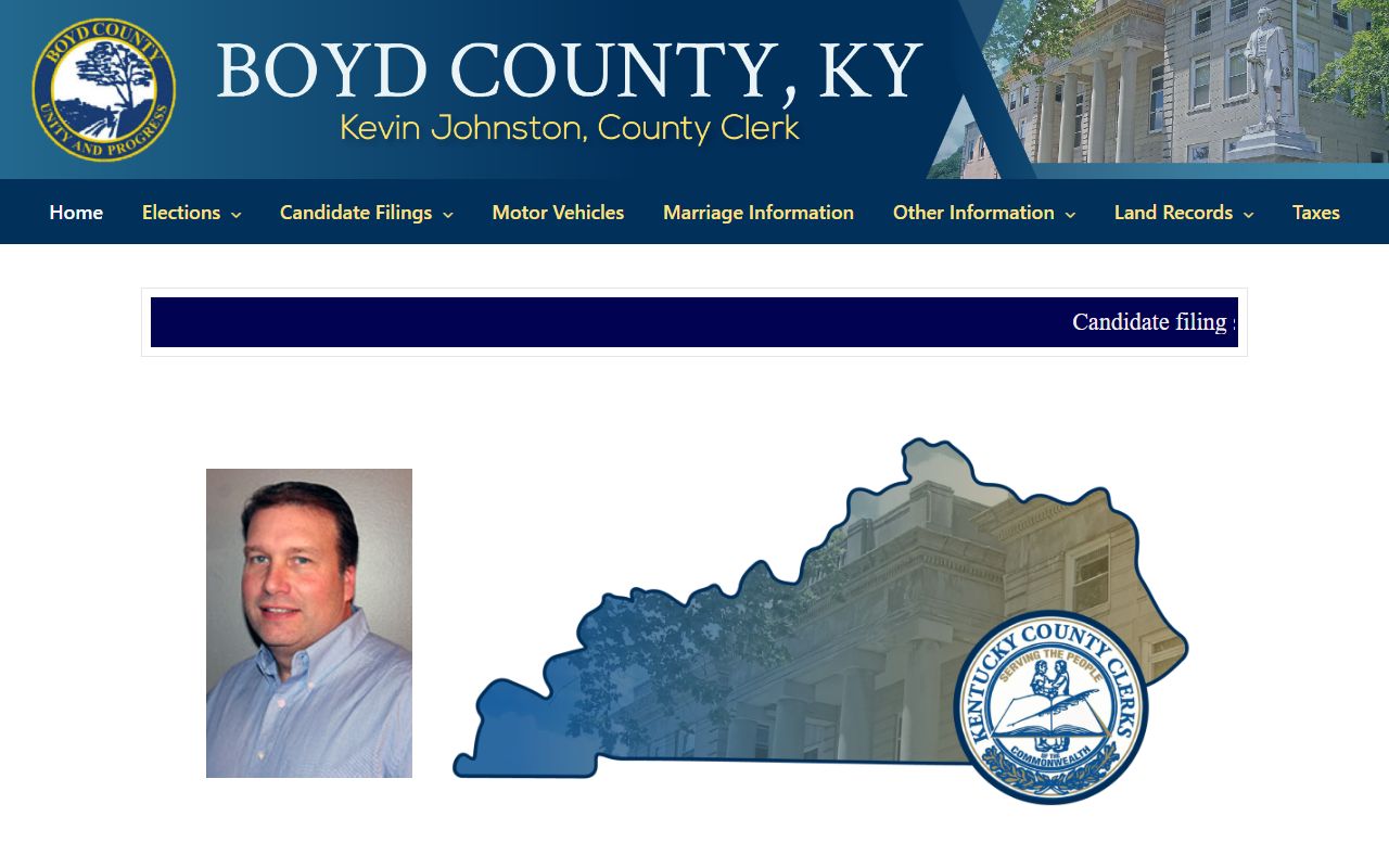 Boyd County court records county clerk homepage